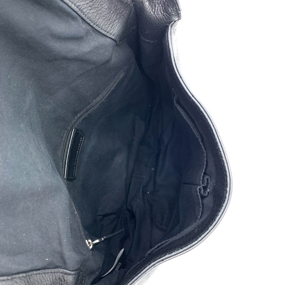 Marc Jacobs Black Leather Expendable Shoulder Bag - Picture 7 of 12